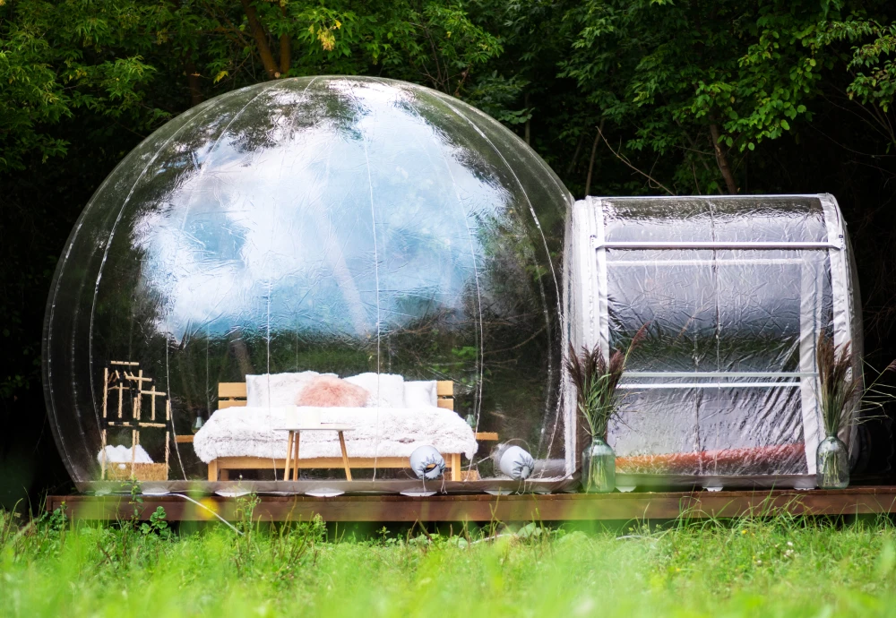 outdoor clear bubble tent